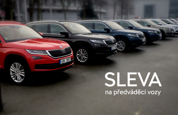Slevy až 17 % na předváděcí vozy ŠKODA
