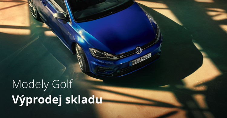 Výprodej skladových vozů Golf