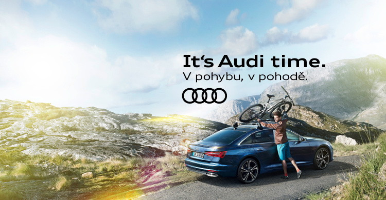 Je čas na AUDI, v pohybu, v pohodě.