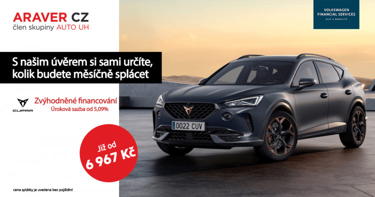 Akční nabídka od VOLKSWAGEN FINANCIAL SERVICES Cupra FORMENTOR