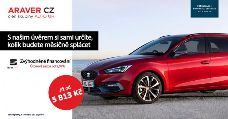Akční nabídka od VOLKSWAGEN FINANCIAL SERVICES SEAT Leon