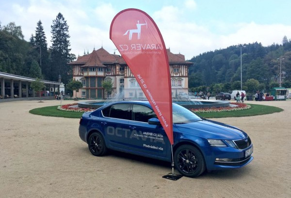 Vůz ŠKODA Octavia byl k vidění na vyhlášení soutěže Vesnice roku