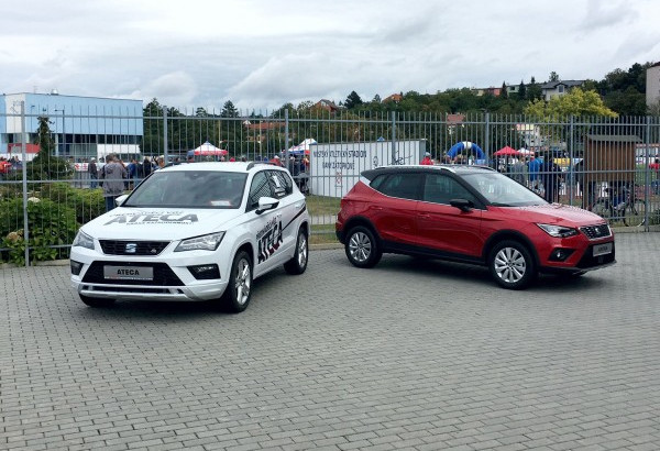 Naše vozy SEAT se předvedly na atletickém mistrovství ČR