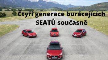 Čtyři generace modelů SEAT Leon vyprávějí více než 20letý příběh plný inovací