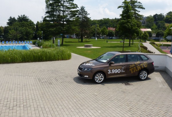 Aquapark UH opět zdobí náš vůz ŠKODA